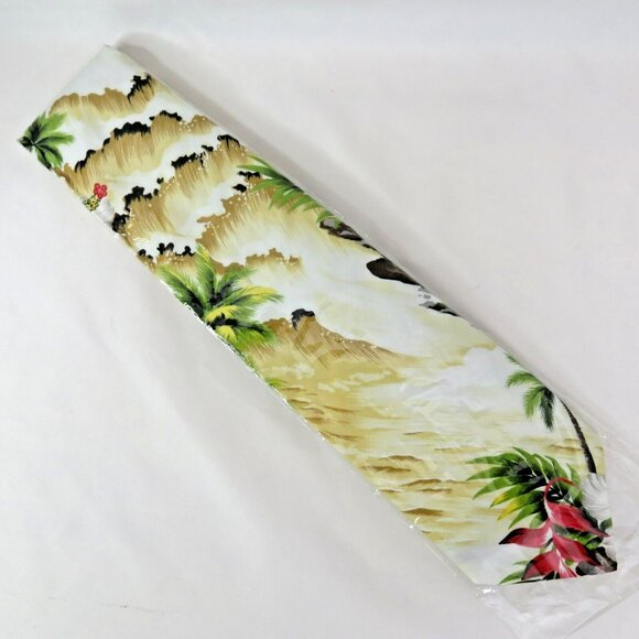 Pacific Legend Tie Hawaii Waves Hawaiian Neck Tie 3.75 x 55.5 Inch - Picture 1 of 3
